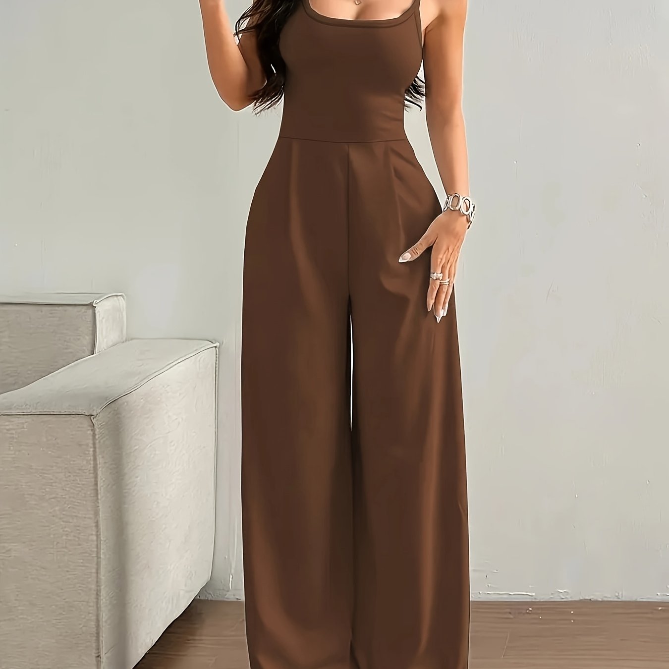 Women's Casual Sleeveless Jumpsuit