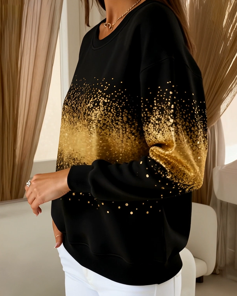 AeroFade™ | Gradient Print Crewneck Sweater