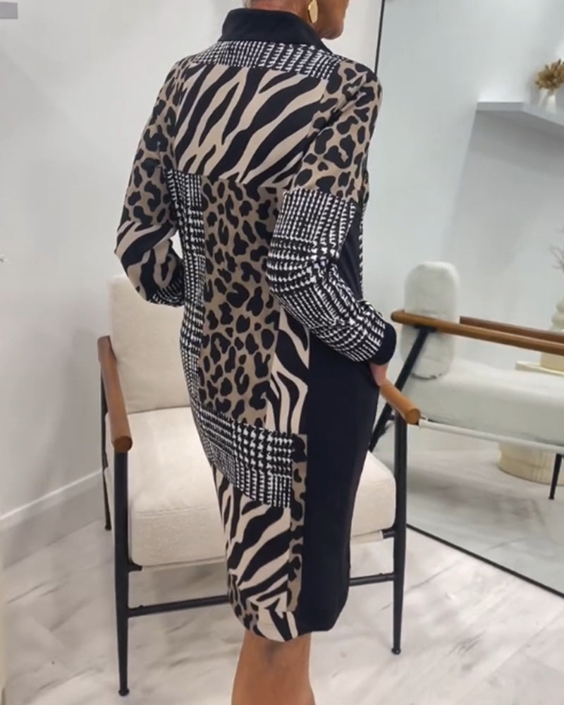 Zavella ZipPatch Leopard Dress