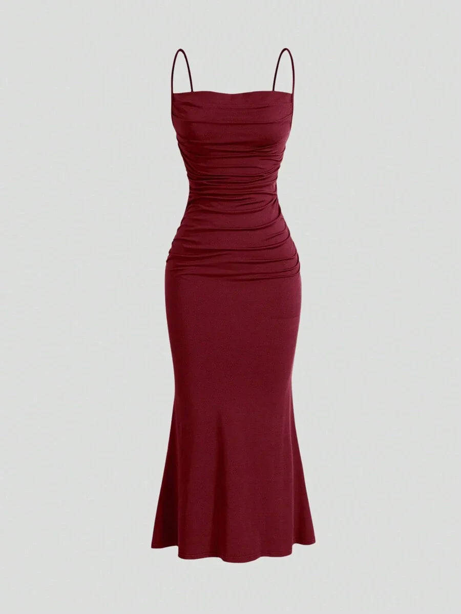 Elegant Spaghetti Strap Maxi