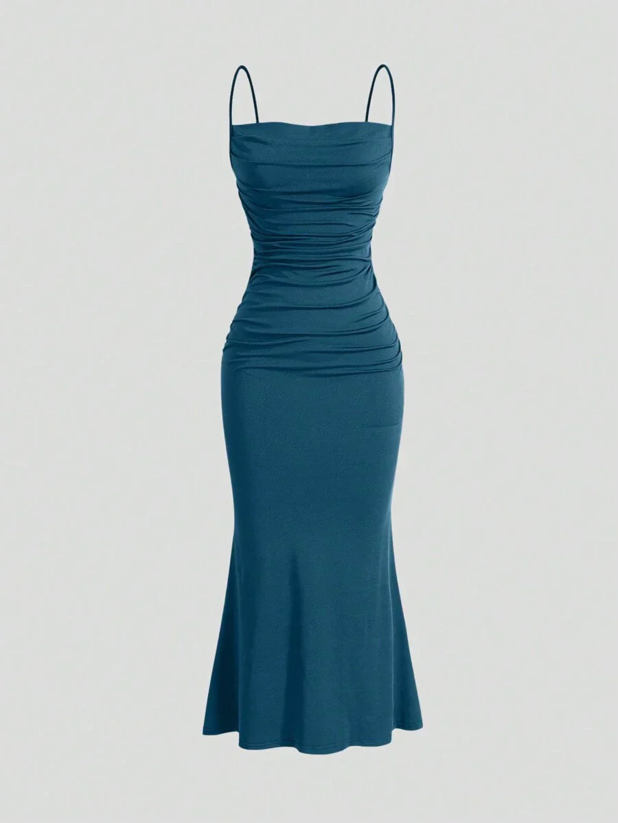 Elegant Spaghetti Strap Maxi