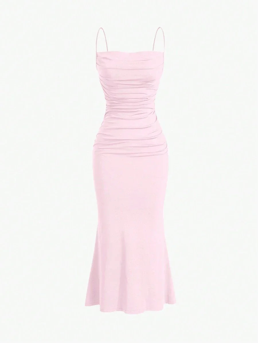 Elegant Spaghetti Strap Maxi