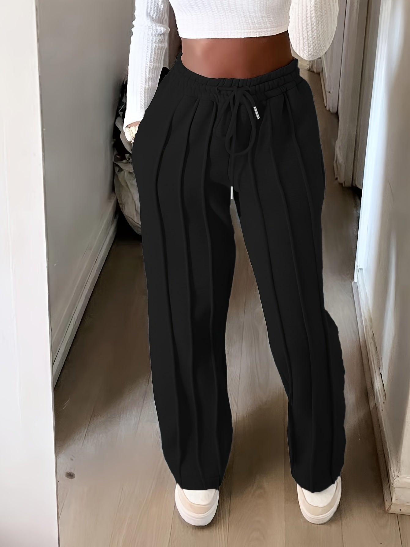 Lunvéra TieLine Straight-Leg Trousers