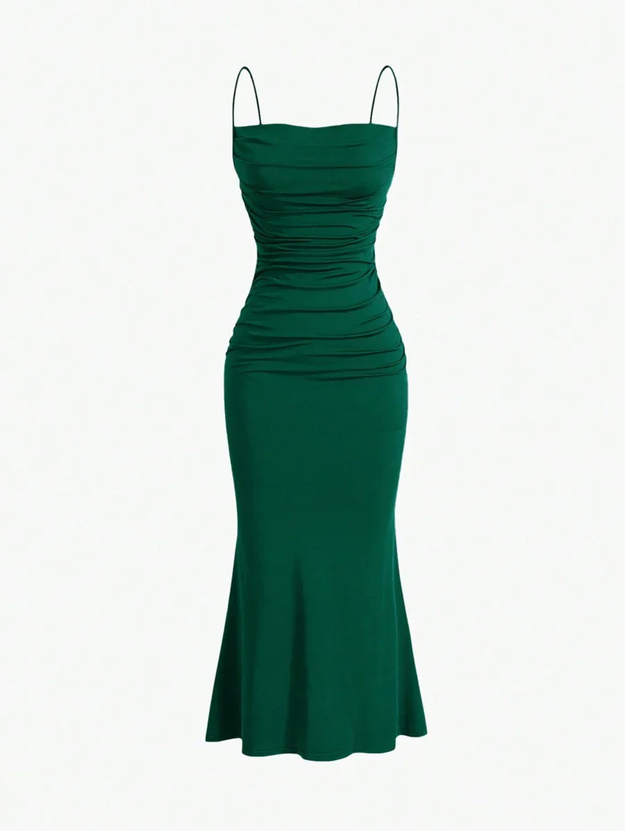 Elegant Spaghetti Strap Maxi