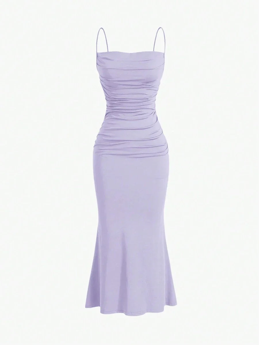 Elegant Spaghetti Strap Maxi