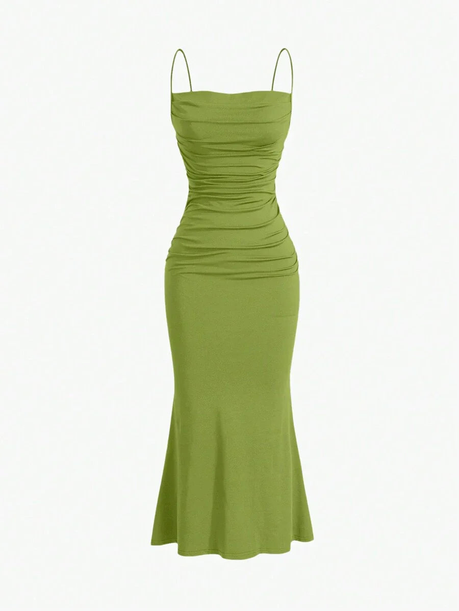 Elegant Spaghetti Strap Maxi