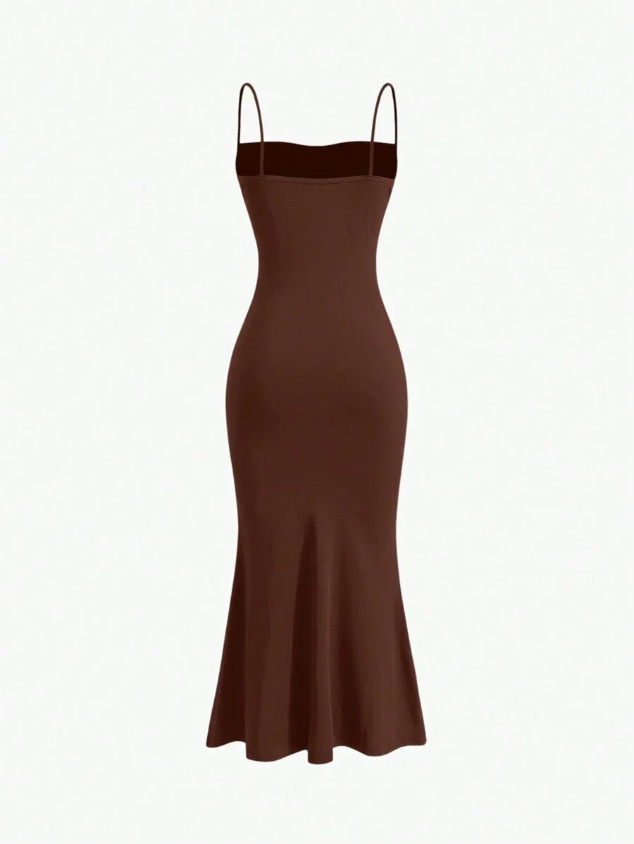 Elegant Spaghetti Strap Maxi