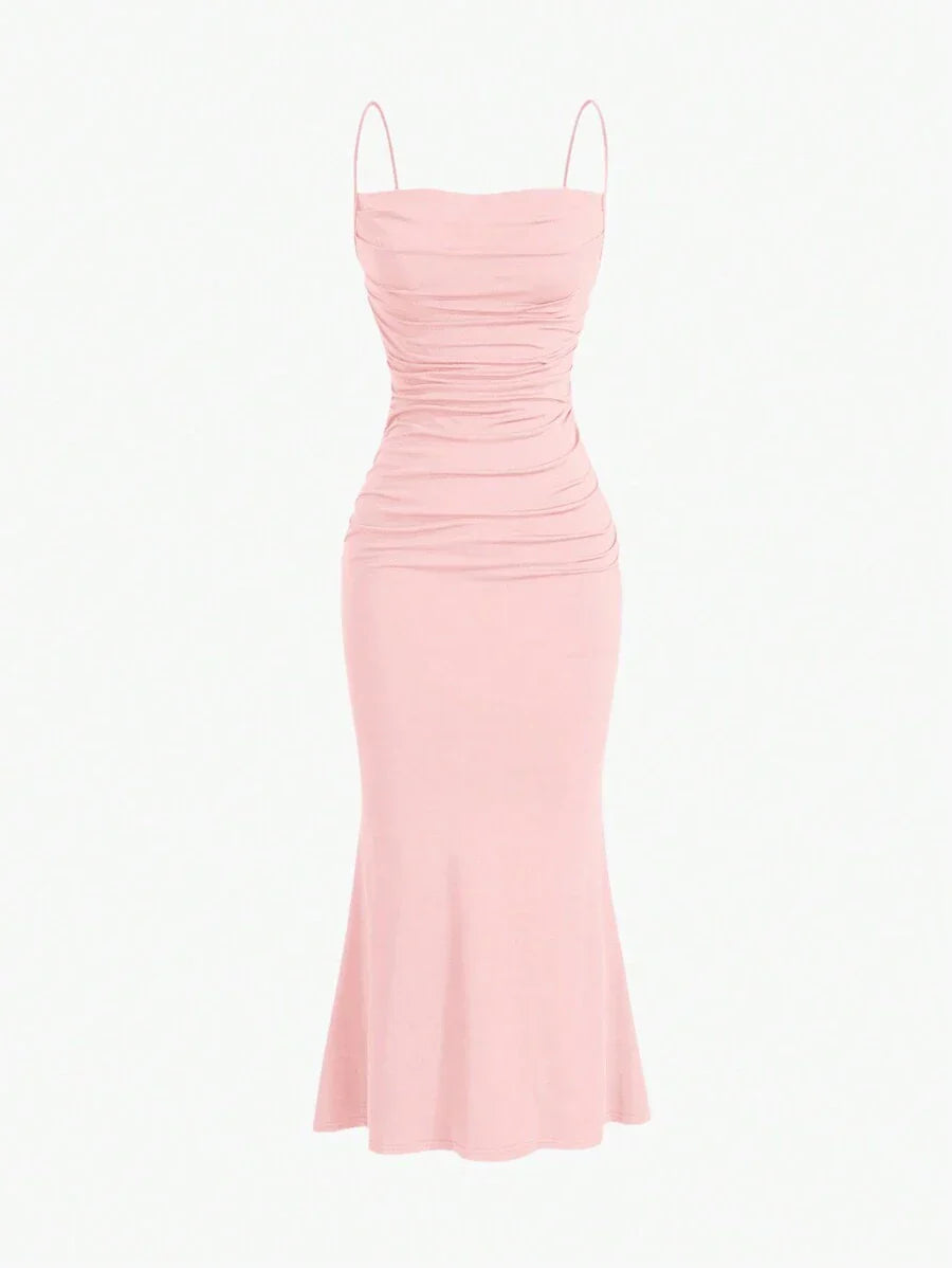 Elegant Spaghetti Strap Maxi