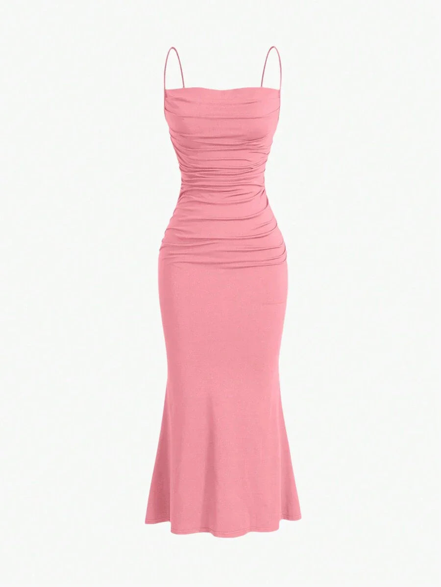 Elegant Spaghetti Strap Maxi
