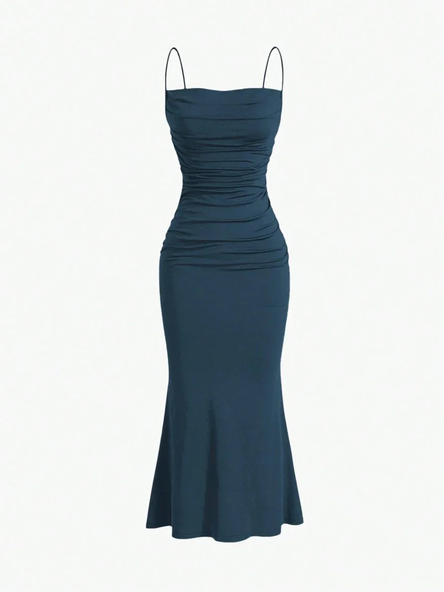 Elegant Spaghetti Strap Maxi
