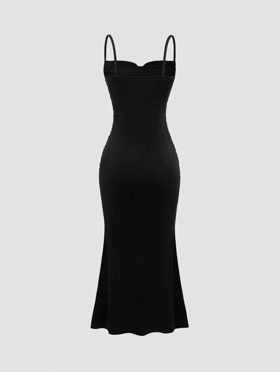 Elegant Spaghetti Strap Maxi