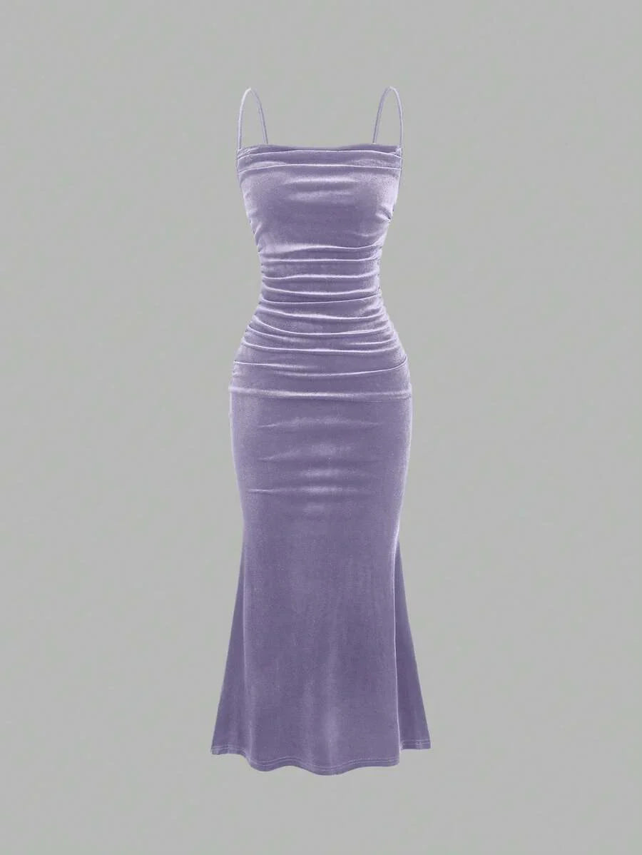 Elegant Spaghetti Strap Maxi