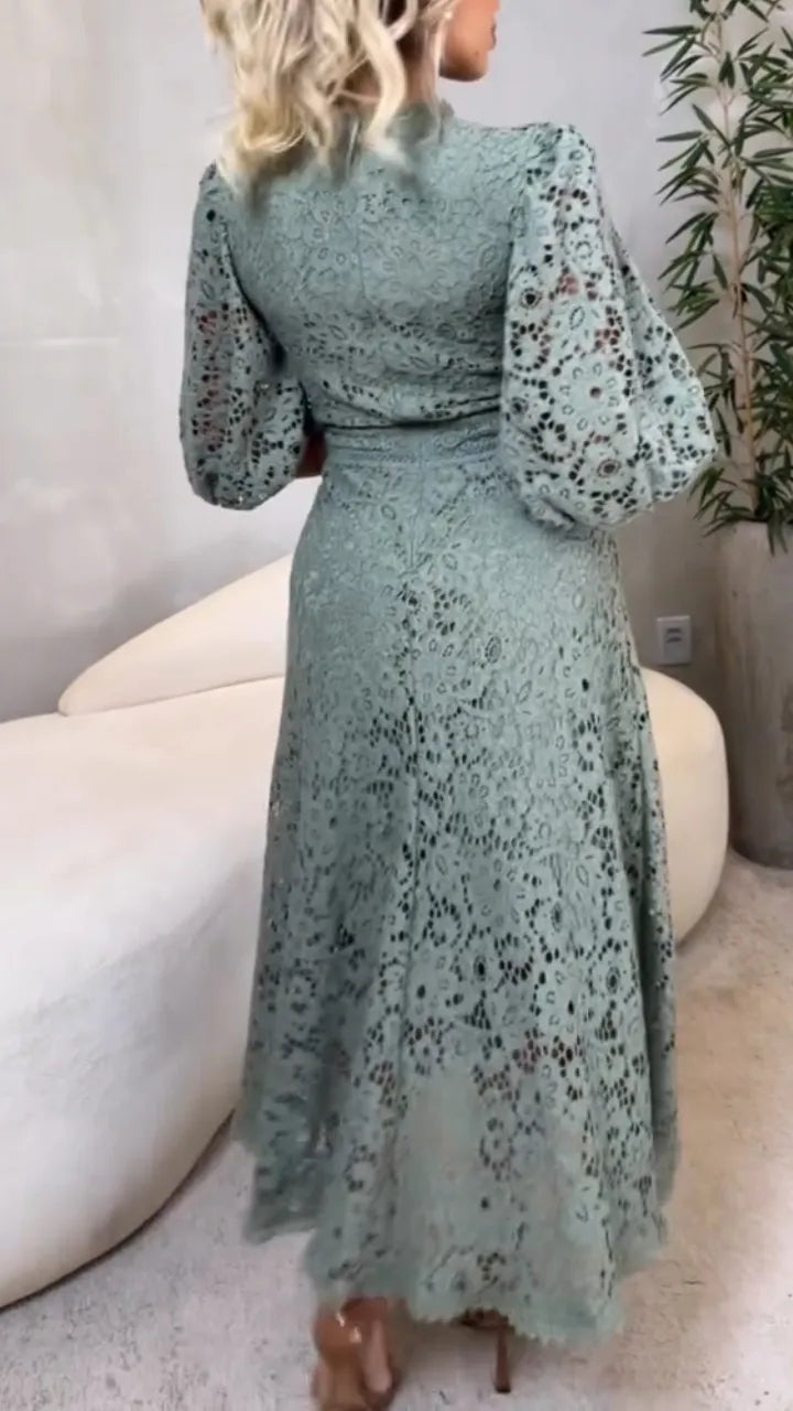LunaBloom™ Lace Lantern Dress details