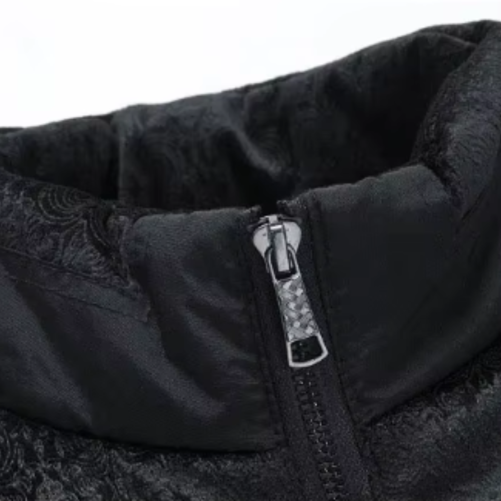 Elegant Padded Windbreaker Jacket