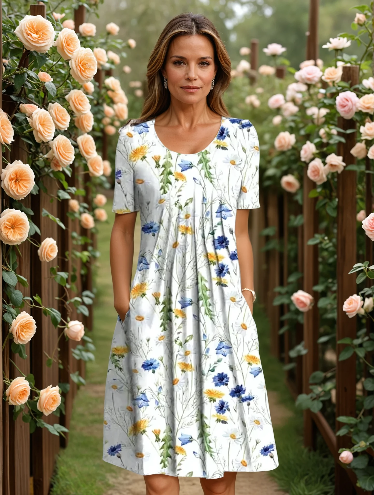 Marga – Elegant Flowy Dress