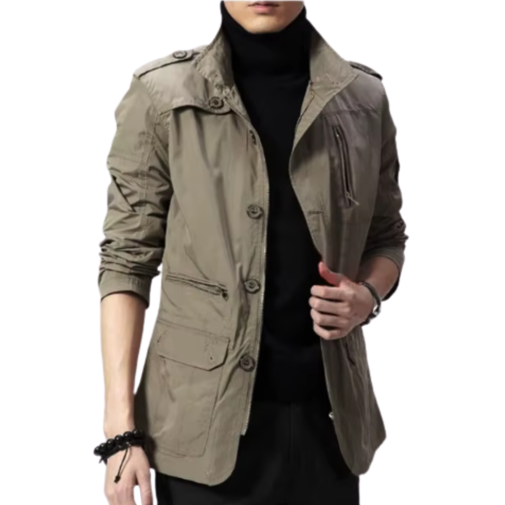 Elegant Windbreaker Jacket