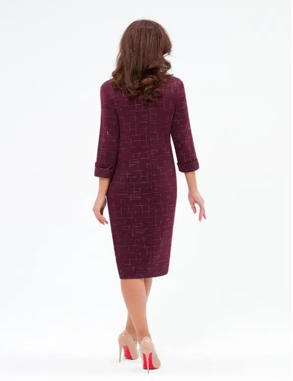 Rondelle™ | Button-Front Round-Neck Dress