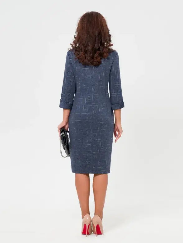 Rondelle™ | Button-Front Round-Neck Dress