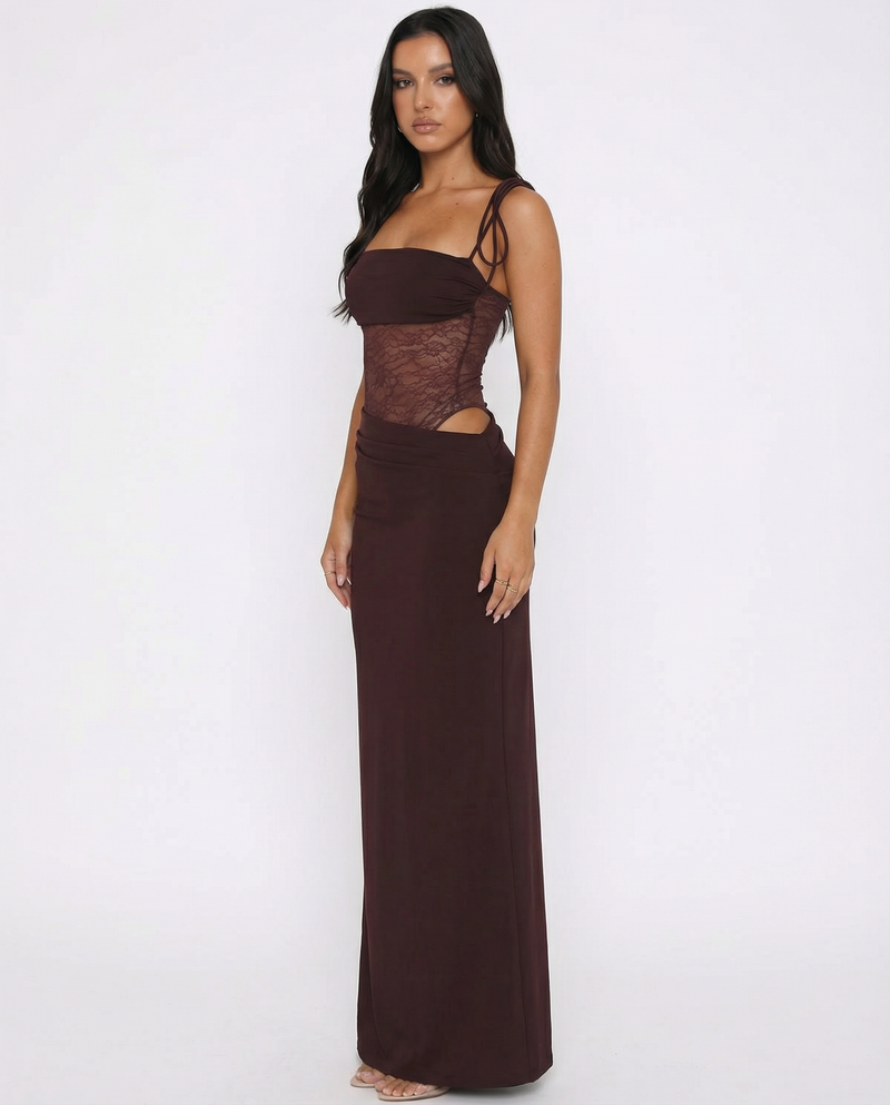 ARIA | Lace Panel Maxi details