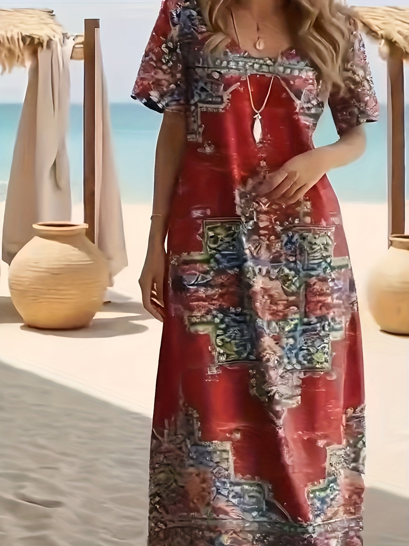 Solmira Vintage Boho Sun Dress