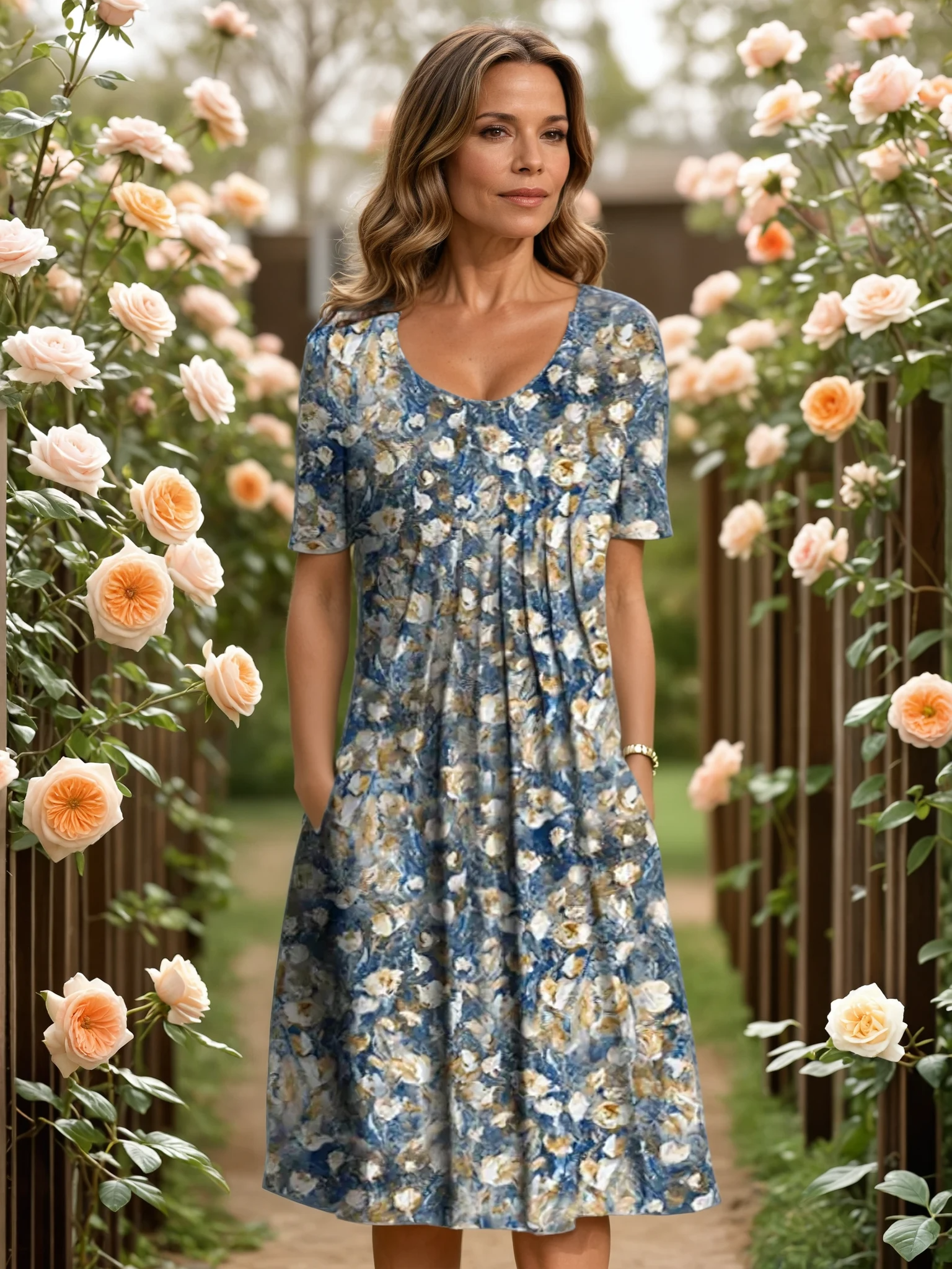 Marga – Elegant Flowy Dress