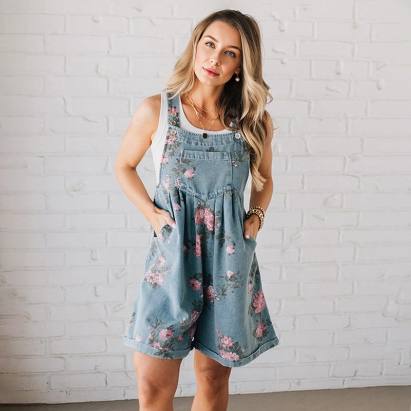 Florisse – Vintage Floral Jumpsuit