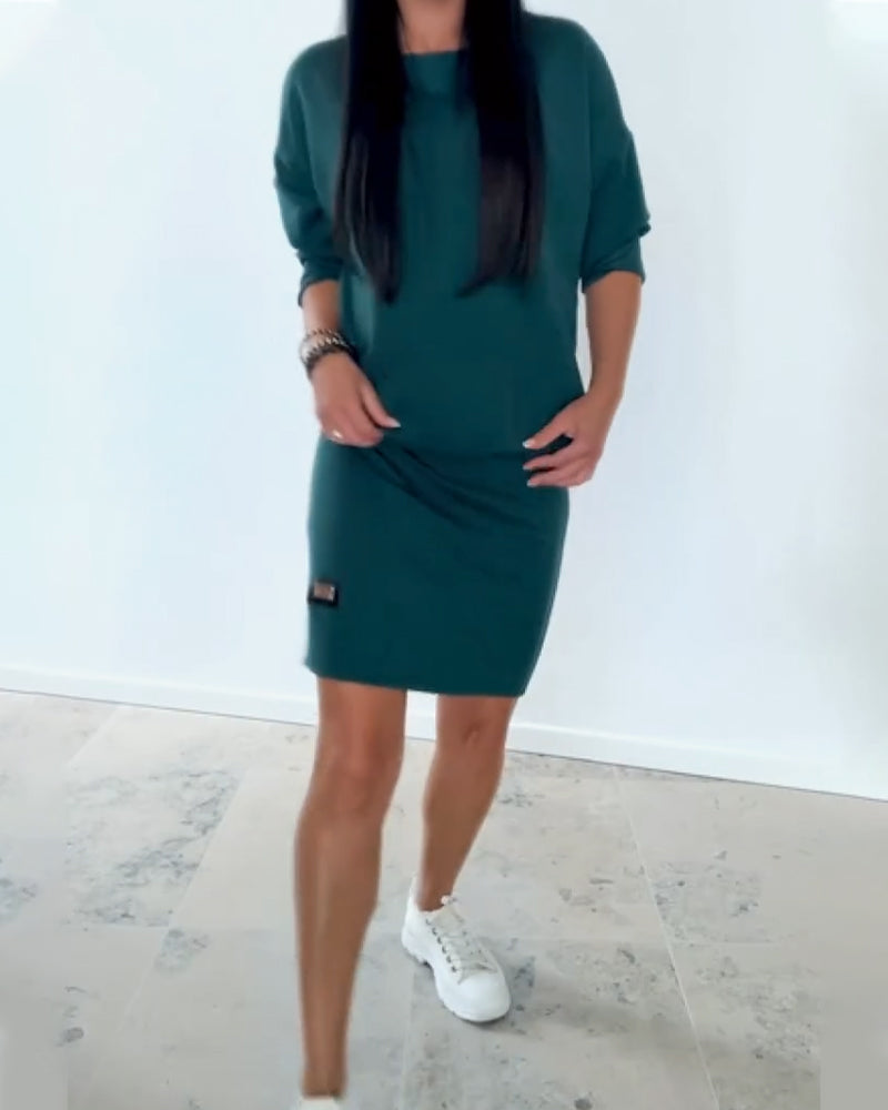 Elviona SleekFit Long Sleeve Dress