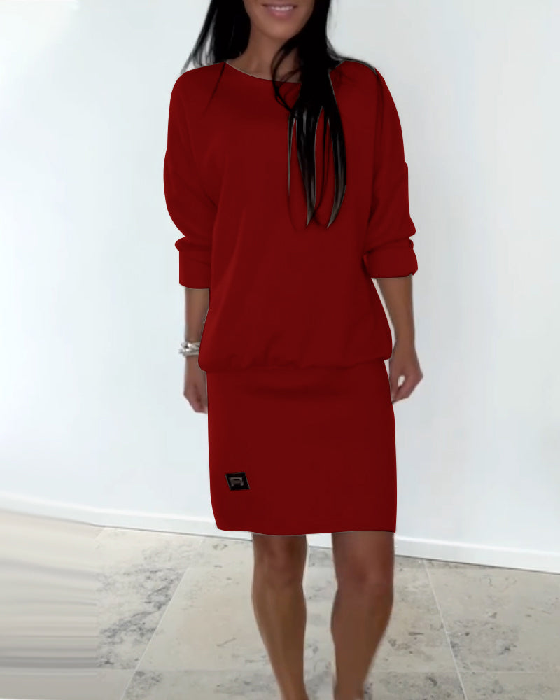 Elviona SleekFit Long Sleeve Dress