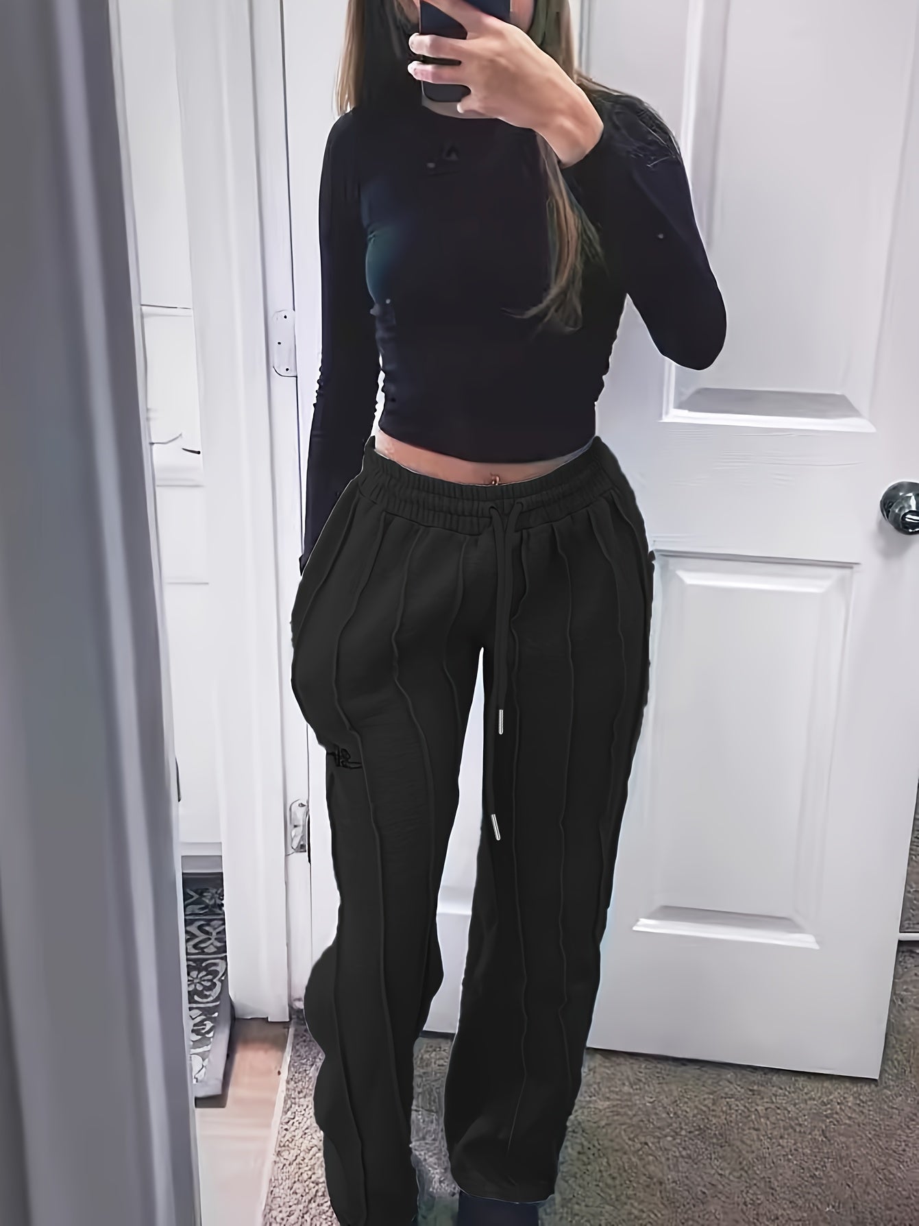 Lunvéra TieLine Straight-Leg Trousers