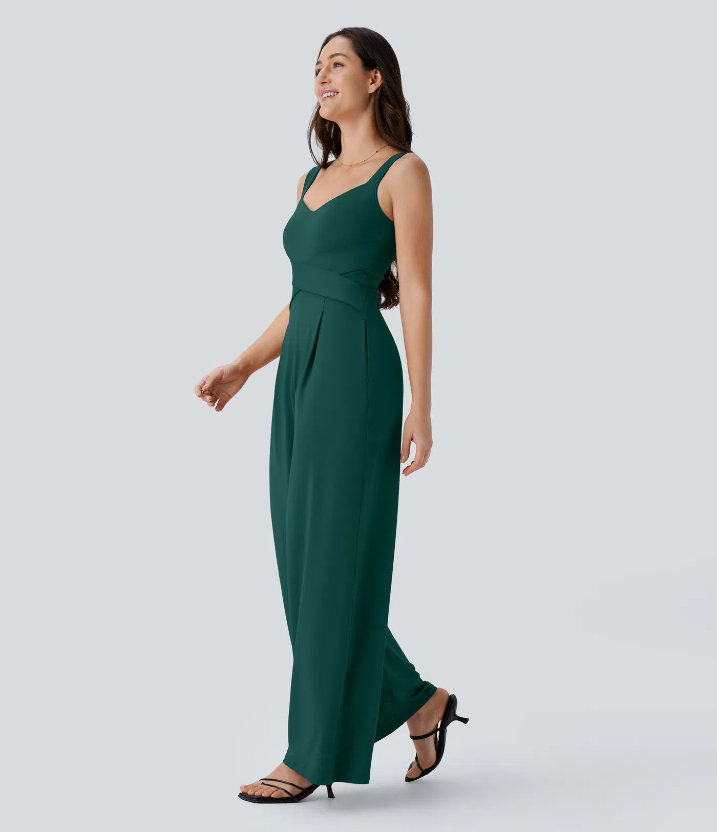 U Back Sleeveless Casual Dress