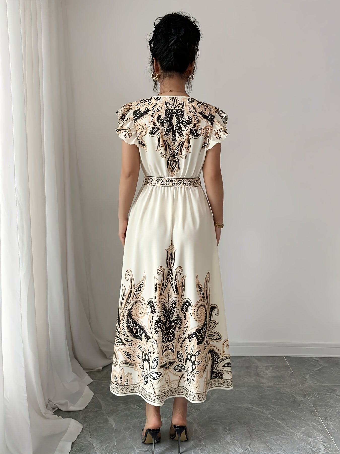 PaisleyAura™ | Women’s Fashion Paisley Print Dress