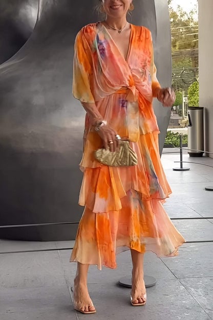Elisandra™ | Elegant Chiffon Dress