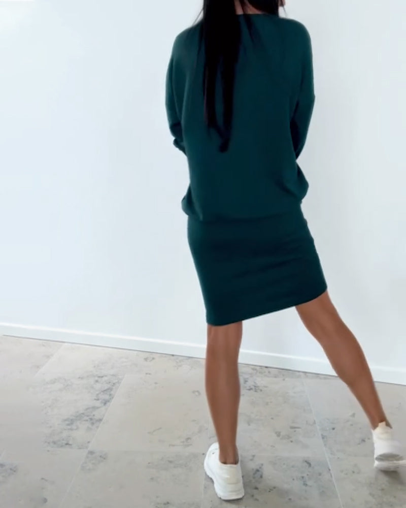 Elviona SleekFit Long Sleeve Dress