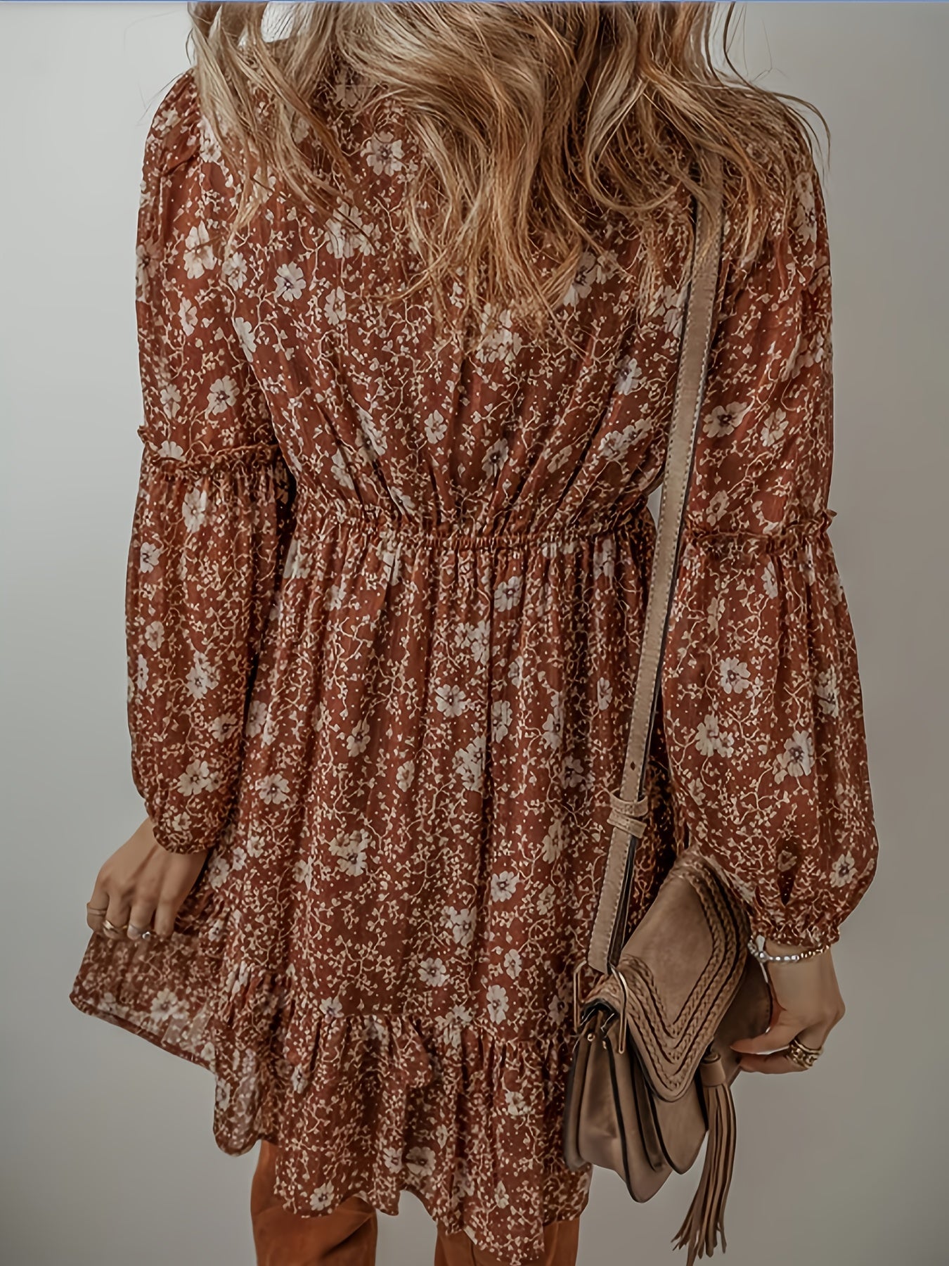 Brunella RuffleVine Mini Dress