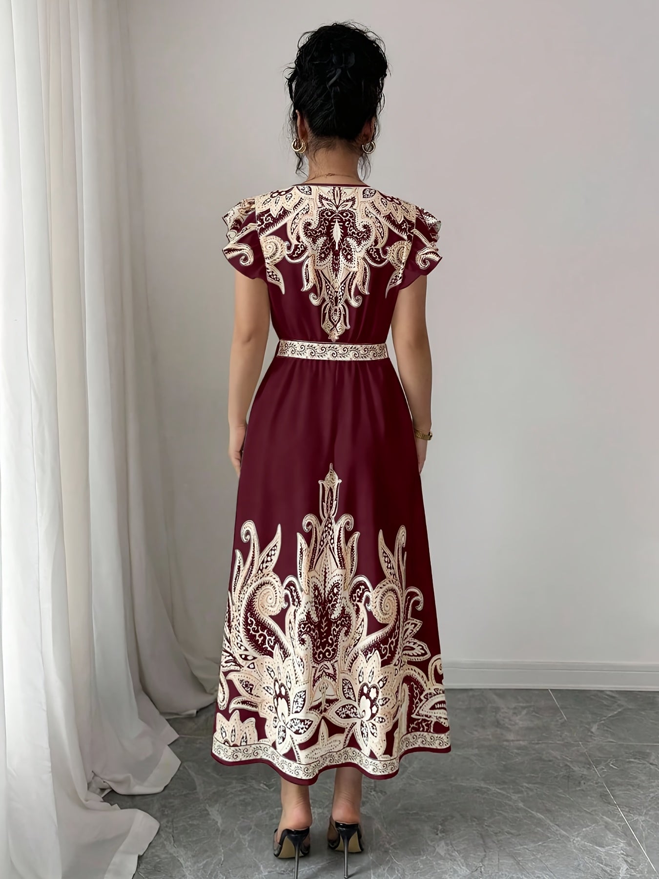 PaisleyAura™ | Women’s Fashion Paisley Print Dress