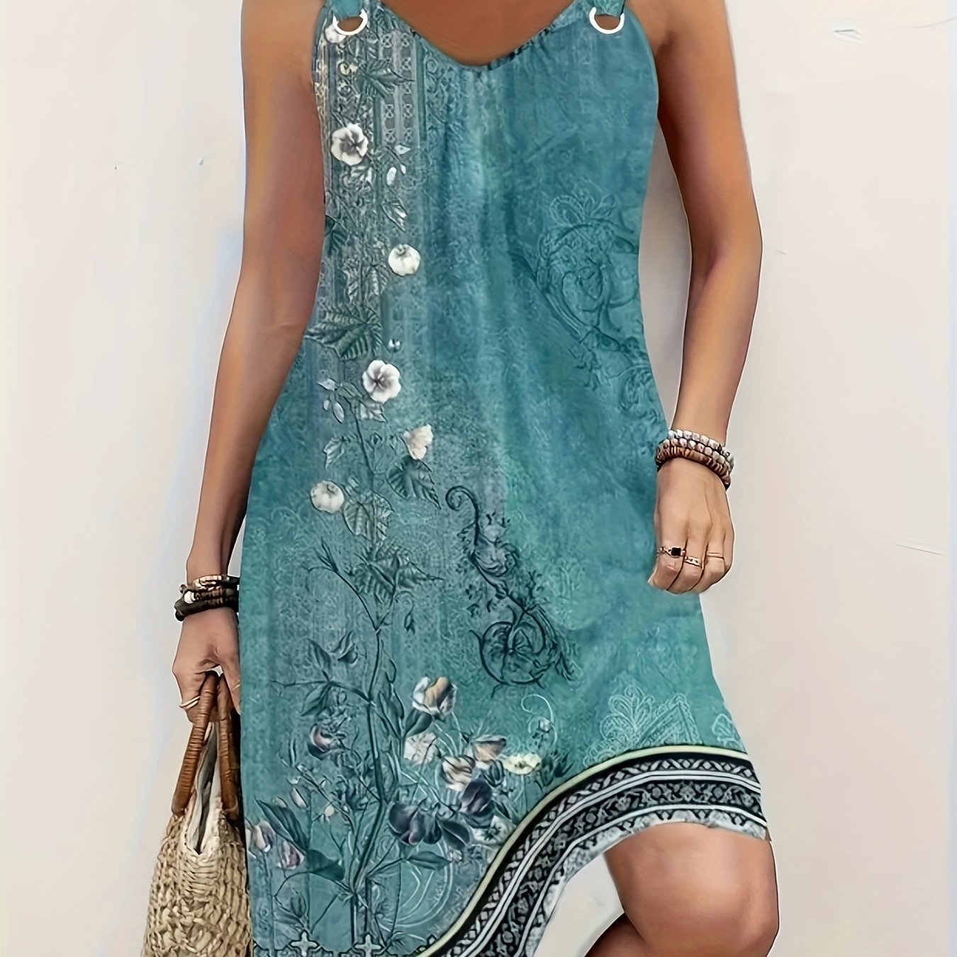 Averyn FloraRing A-Line Dress