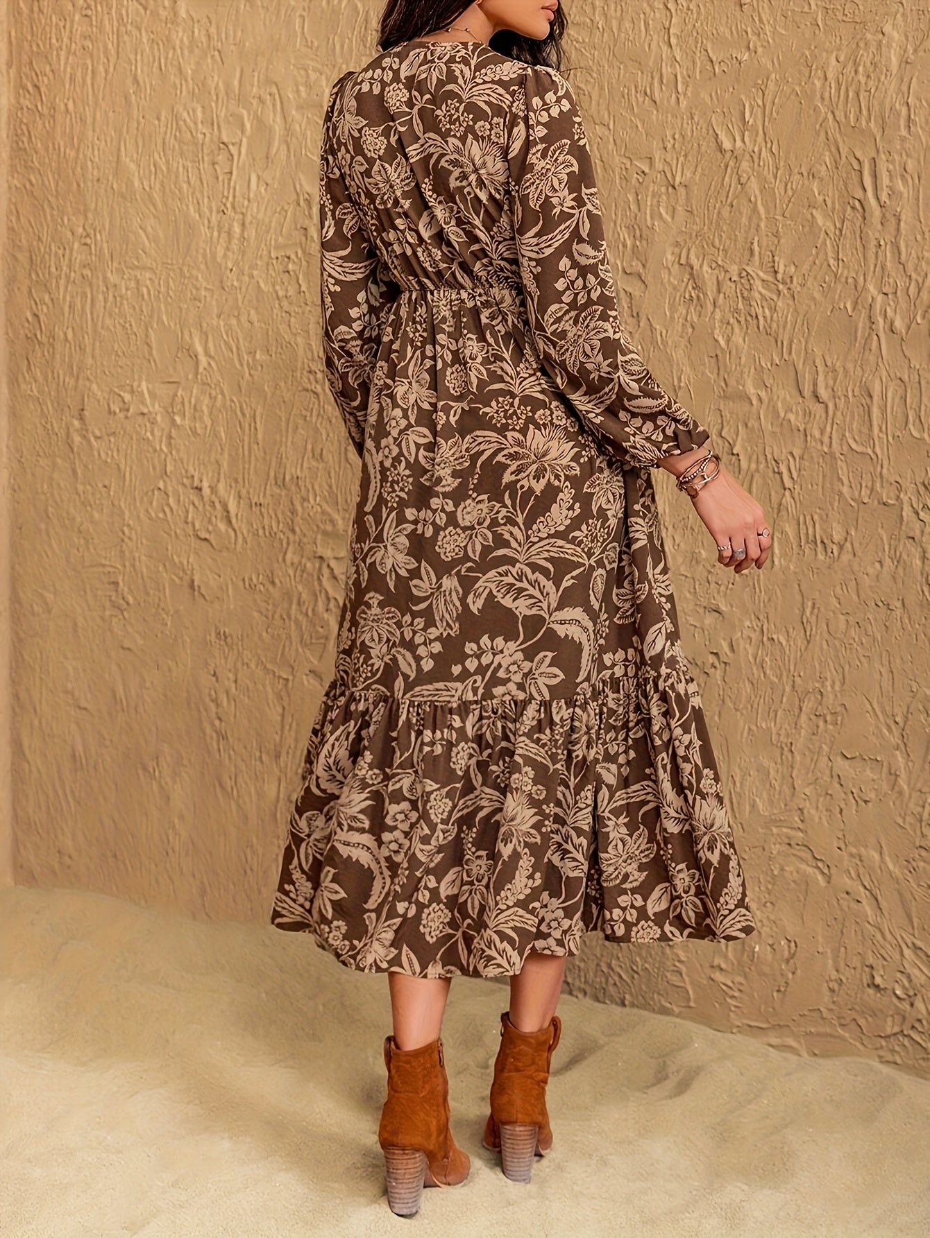 Elaris Floral Grace Maxi Dress