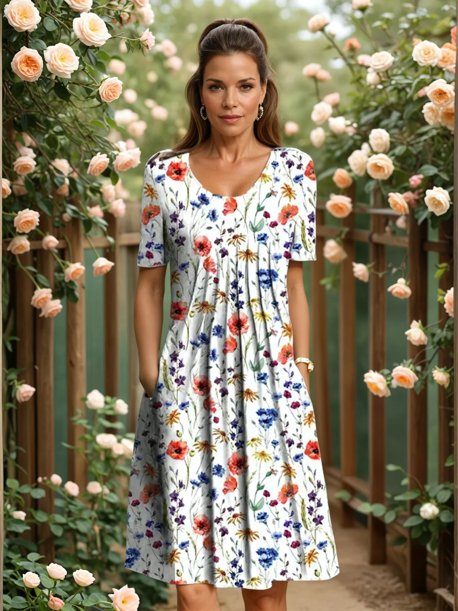 Marga – Elegant Flowy Dress