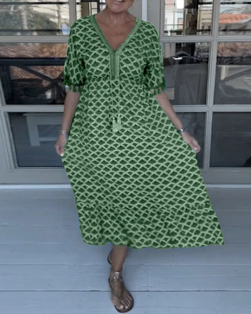 Serenya™ Tassel Midi Dress