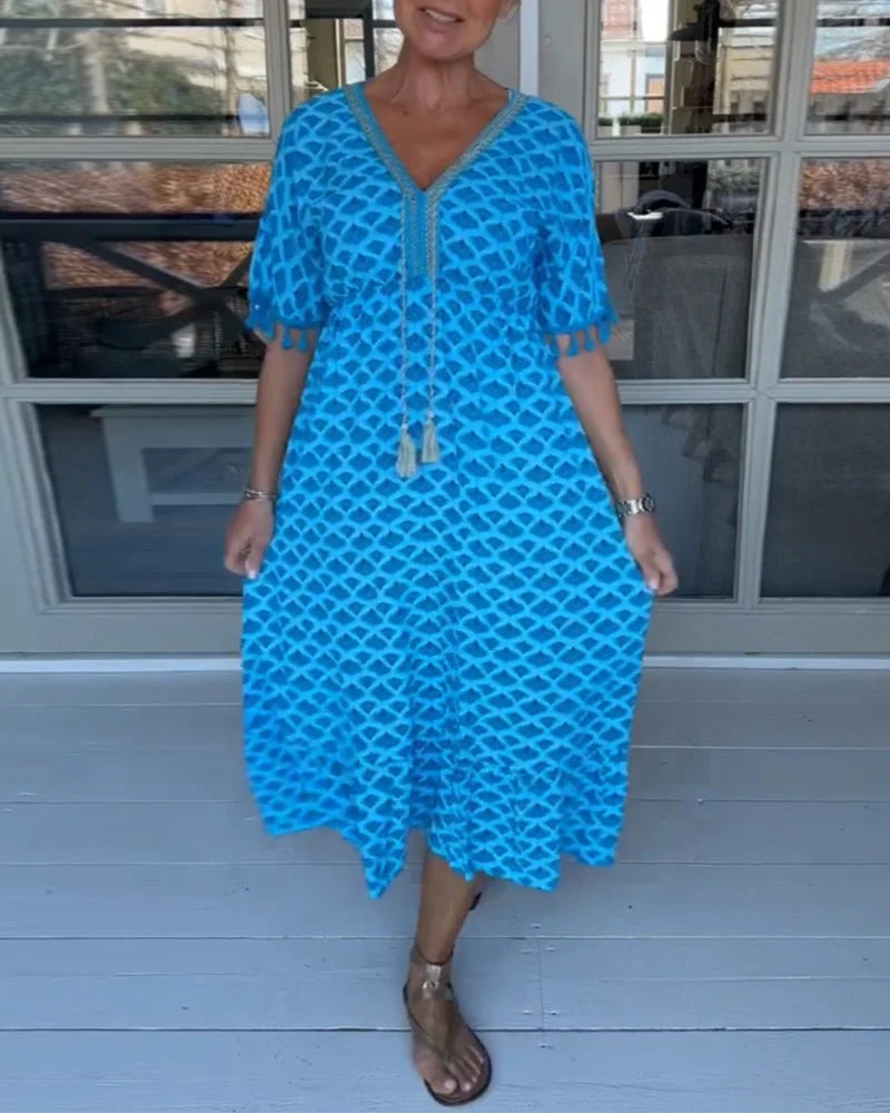 Serenya™ Tassel Midi Dress
