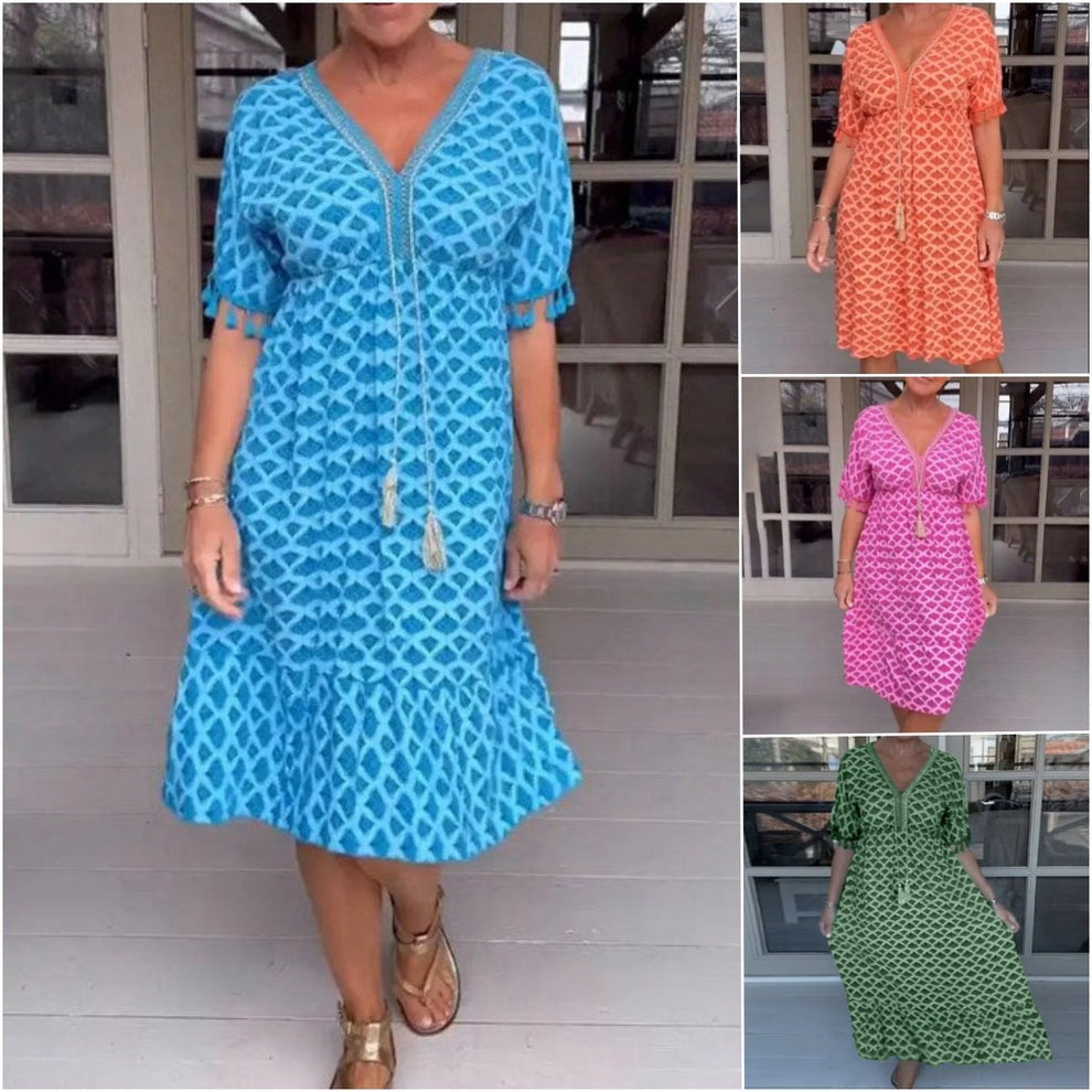Serenya™ Tassel Midi Dress