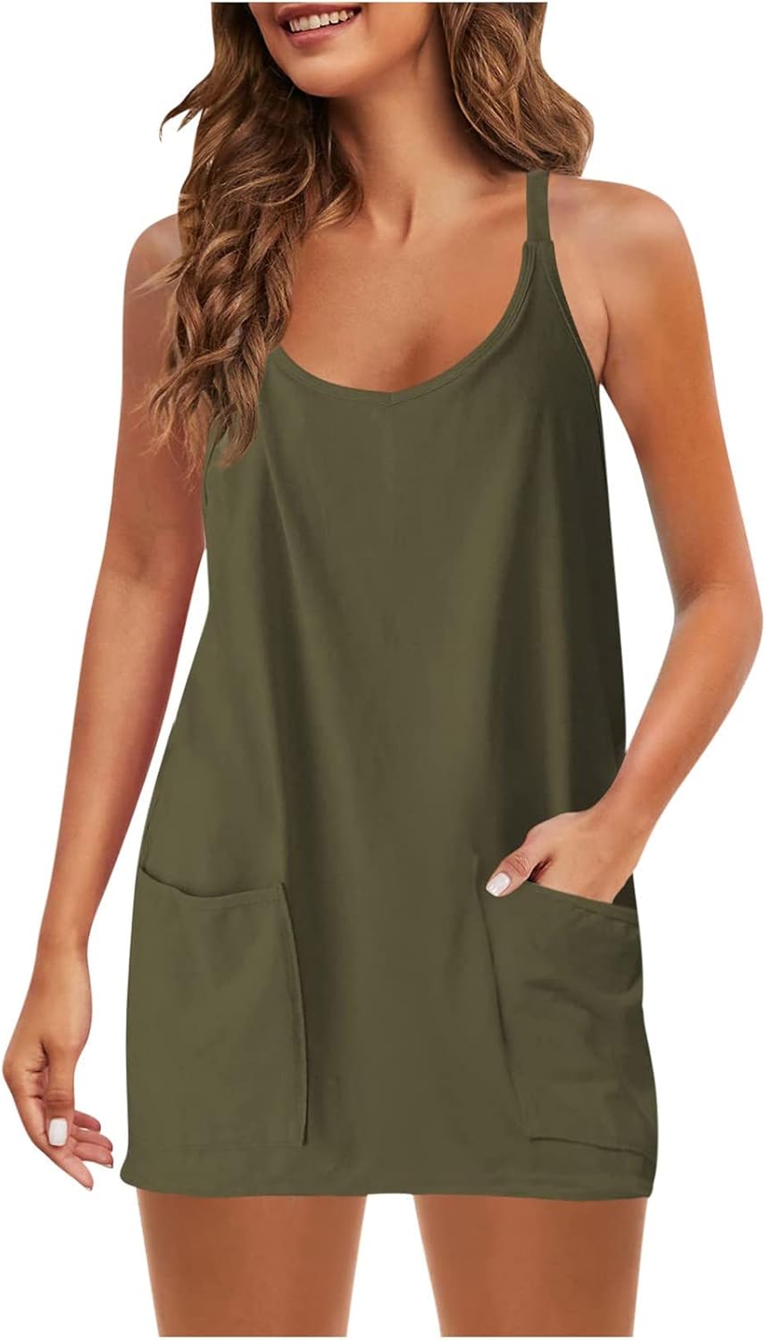 Athera™ | Women’s Athletic Mini Dress with Built-In Shorts