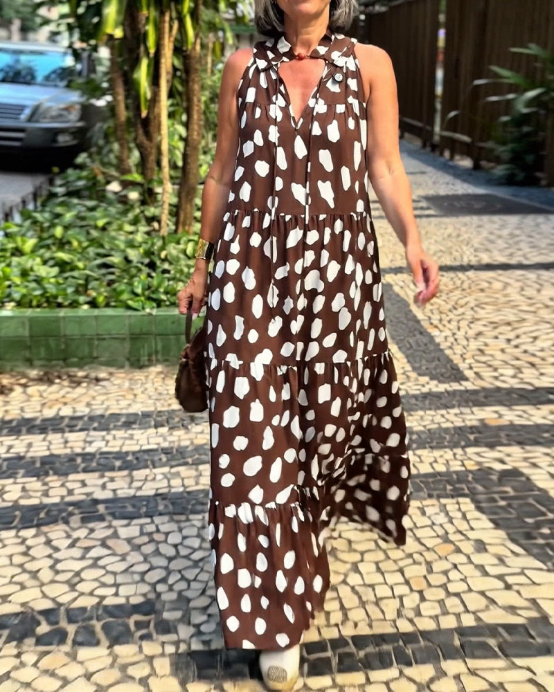 Solmera VacayPrint Sleeveless Dress