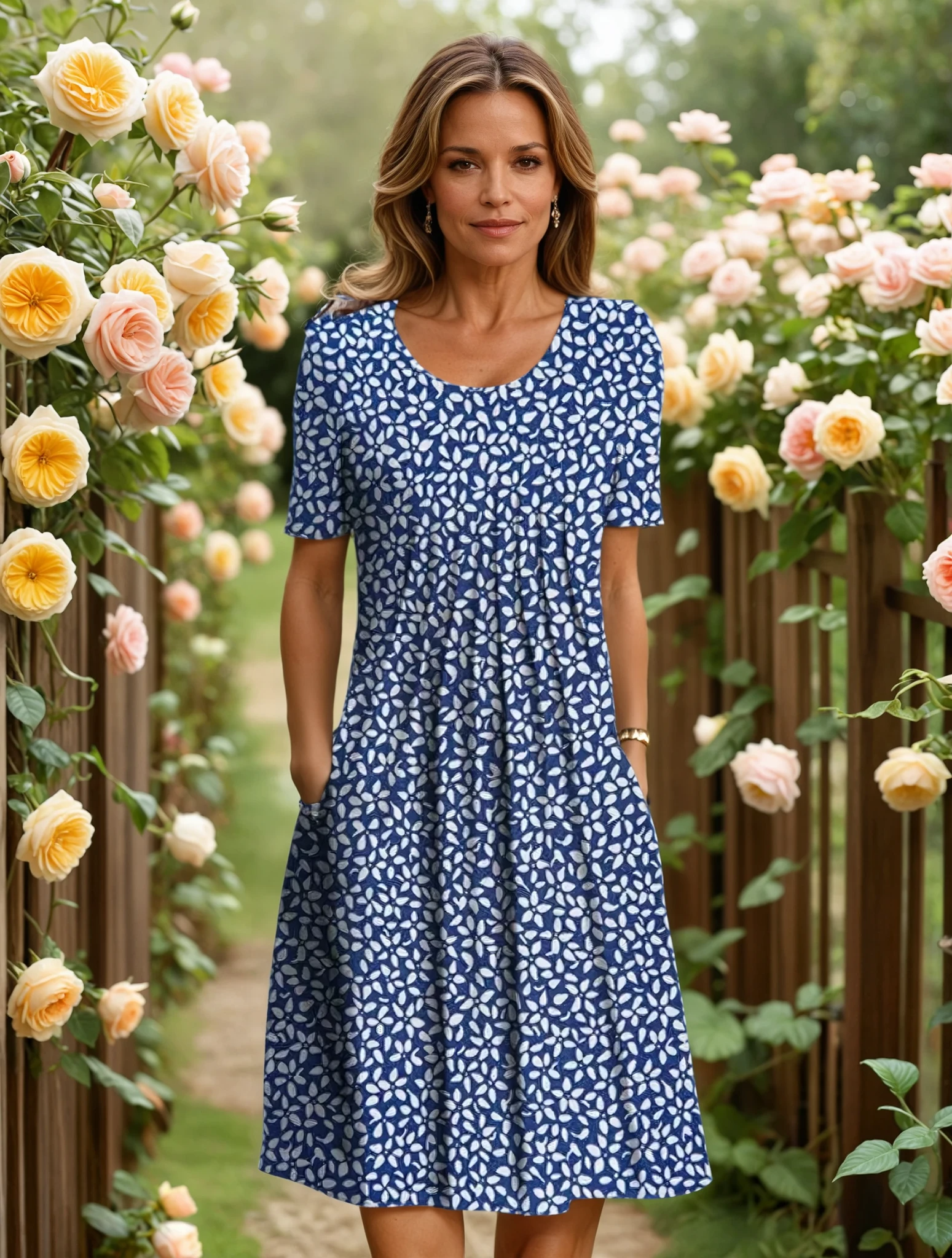 Marga – Elegant Flowy Dress