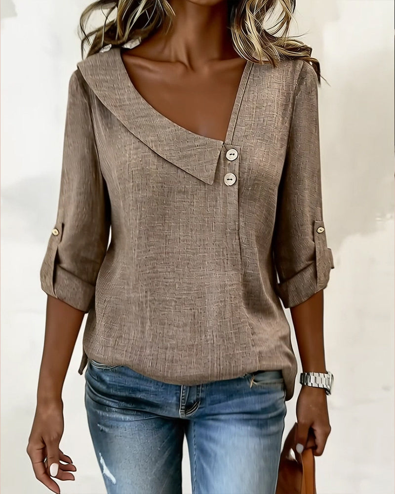 Neriva™ Asym-Neck Minimal Top