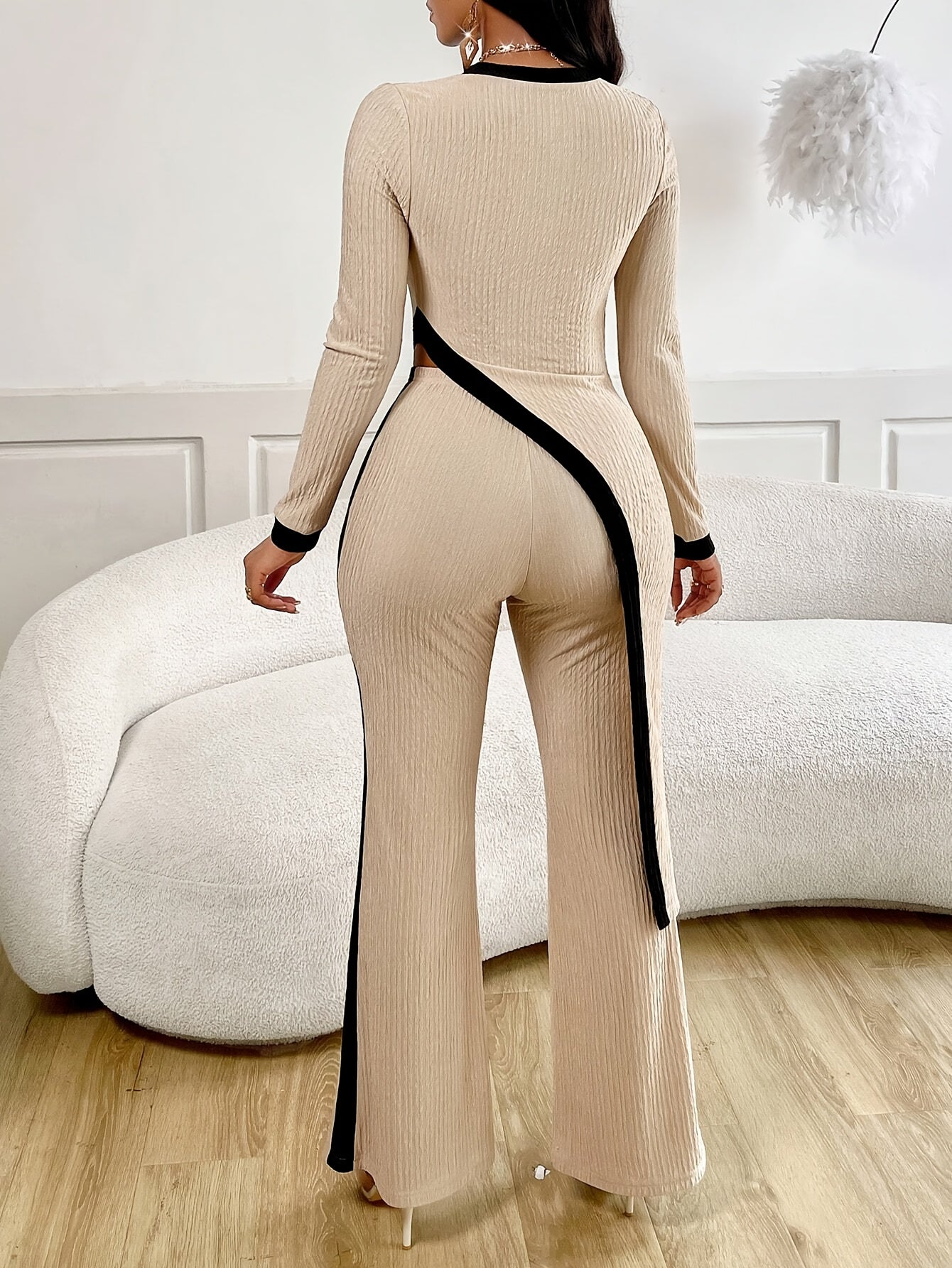 T-Shirt and Flared Pants Set