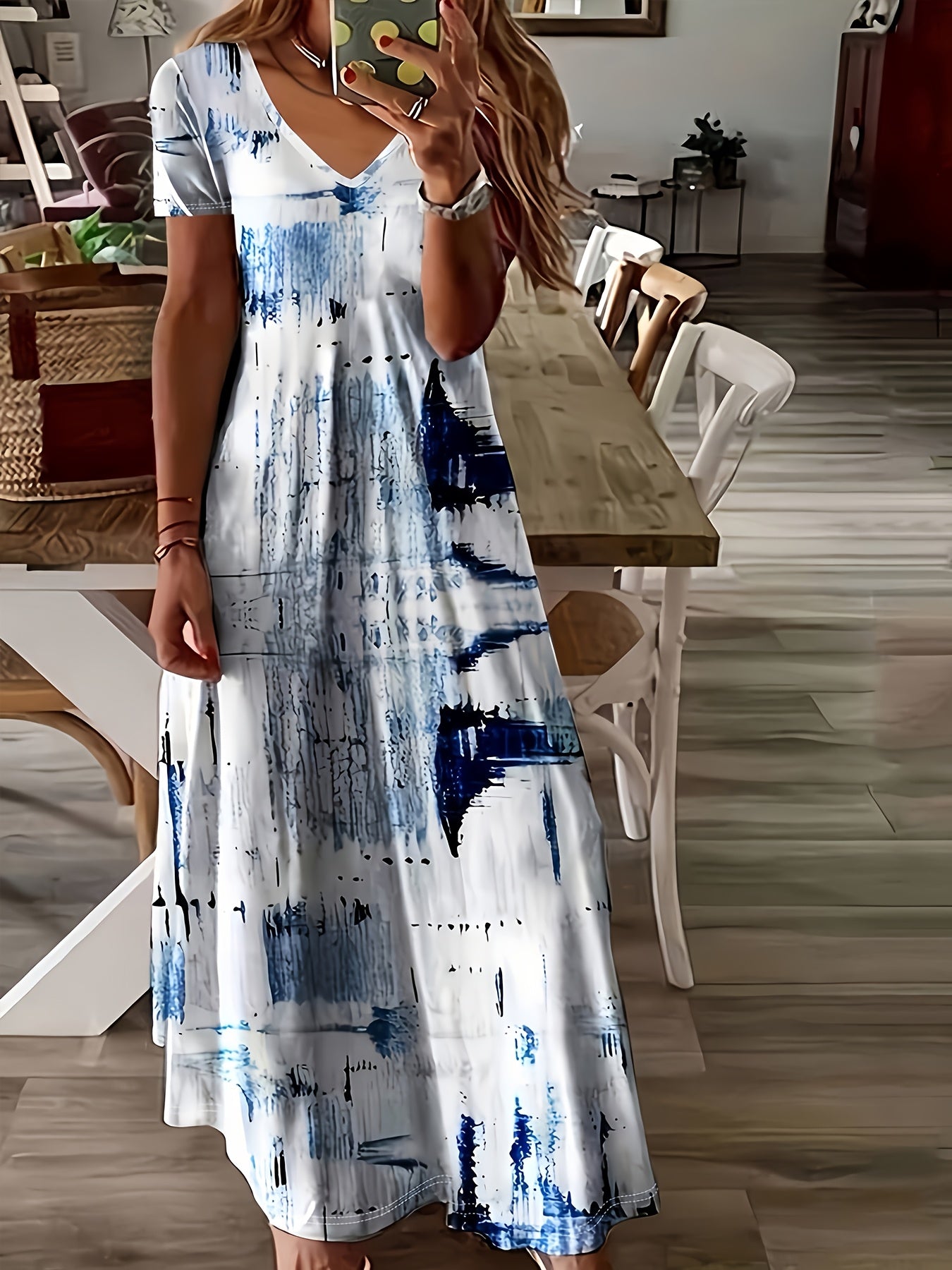 Tavira Sunwash Tie-Dye Maxi Dress