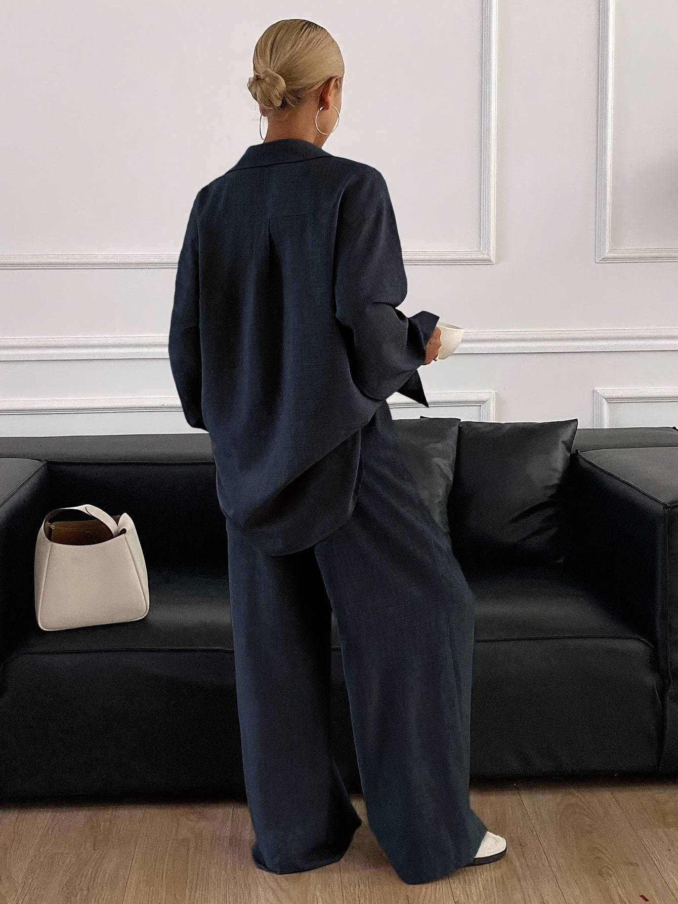 DeniLite™ | Imitated Denim Loose Two-Piece Vacation Set