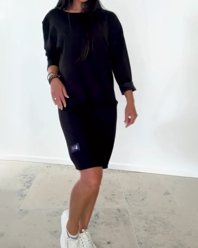 Elviona SleekFit Long Sleeve Dress