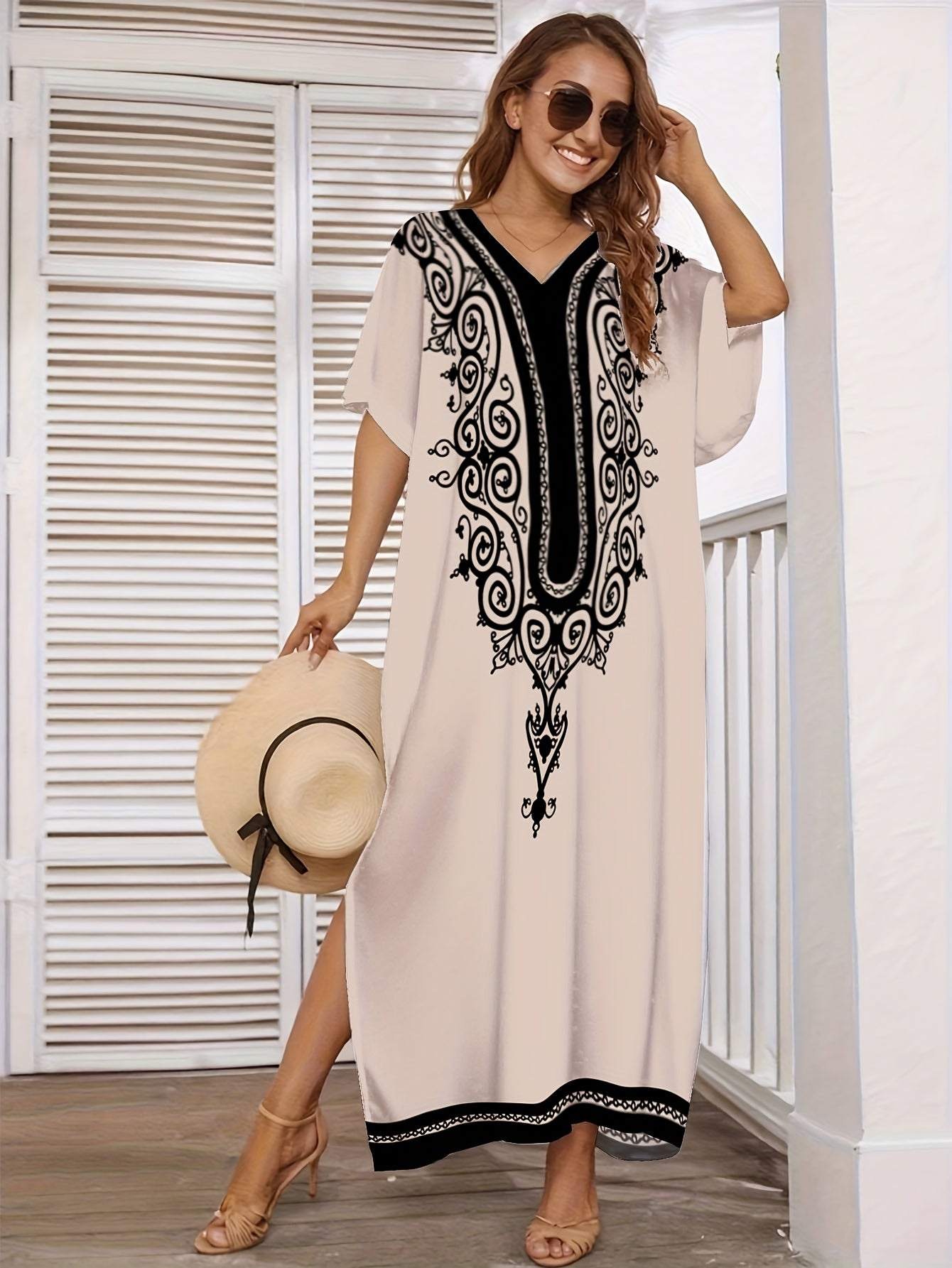 Zavira Vintage Breeze Maxi Dress